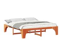Bed Frame Solid Pine Wood Platform Beds Modern Contemporary Bedroom vidaXL