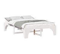 Bed Frame Solid Pine Wood Platform Beds Modern Contemporary Bedroom vidaXL