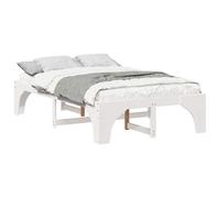 Bed Frame Solid Pine Wood Platform Beds Modern Contemporary Bedroom vidaXL