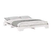 Bed Frame Solid Pine Wood Platform Beds Modern Contemporary Bedroom vidaXL