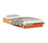 Bed Frame Solid Pine Wood Platform Modern Bedroom Furniture Functional vidaXL