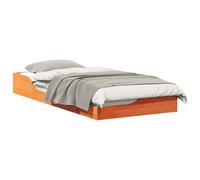 Bed Frame Solid Pine Wood Platform Modern Bedroom Furniture Functional vidaXL