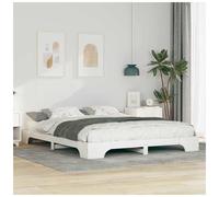 Bed Frame Solid Pine Wood Platform Beds Modern Contemporary Bedroom vidaXL