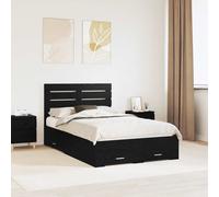 Bed Frame with Drawer with Headboard Manual Engineered Wood