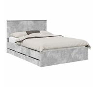 Bed Frame with Drawer with Headboard with Storage Engineer Wood Modern vidaXL