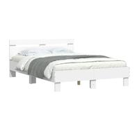 Bed Frame with Headboard and LED Bed Base Bedstead Matress Foundation vidaXL