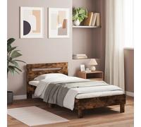 Bed Frame with Headboard and LED Bed Base Bedstead Matress Foundation vidaXL
