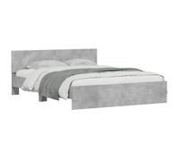 Bed Frame with Headboard and LED Bed Base Mattress Foundation Bedstead vidaXL