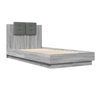 Bed Frame with Headboard Bed Base Mattress Foundation Engineered Wood vidaXL