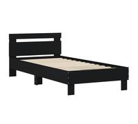 Bed Frame with Headboard Bed Base Mattress Foundation Engineered Wood vidaXL