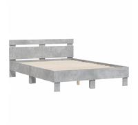 Bed Frame with Headboard Bed Base Mattress Foundation Engineered Wood vidaXL