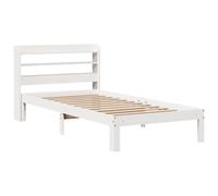 Bed Frame with Headboard Bed Base Mattress Foundation Solid Wood Pine vidaXL