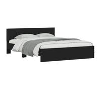 Bed Frame with Headboard Bedroom Bed Base Mattress Foundation Bedstead vidaXL