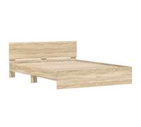 Bed Frame with Headboard Bedroom Bed Base Mattress Foundation Bedstead vidaXL
