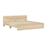 Bed Frame with Headboard Bedroom Bed Base Mattress Foundation Bedstead vidaXL