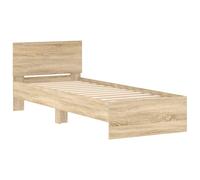 Bed Frame with Headboard Bedroom Bed Base Mattress Foundation Bedstead vidaXL