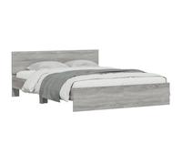 Bed Frame with Headboard Bedroom Bed Base Mattress Foundation Bedstead vidaXL