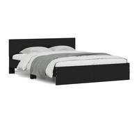 Bed Frame with Headboard Bedroom Bed Base Mattress Foundation Bedstead vidaXL