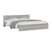Bed Frame with Headboard Bedroom Bed Base Mattress Foundation Bedstead vidaXL