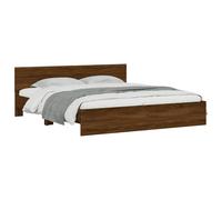 Bed Frame with Headboard Bedroom Bed Base Mattress Foundation Bedstead vidaXL