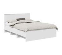 vidaXL Bed Frame Concrete Grey 160 x 200 cm Engineered Wood