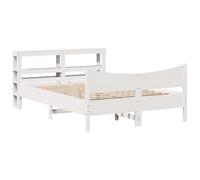 Bed Frame with Headboard Home Bedroom Bed Base Bedstead Solid Wood Pine vidaXL