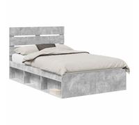 Bed Frame with Headboard Solid Pine Wood Modern Bedroom Contemporary vidaXL