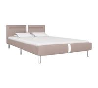 Bed Frame with LED Faux Leather Bedstead Multi Colours Multi Sizes vidaXL