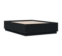 Bed Frame with LED Lights Bed Base Mattress Foundation Engineered Wood vidaXL
