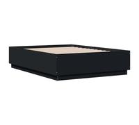 Bed Frame with LED Lights Bed Base Mattress Foundation Engineered Wood vidaXL