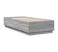 Bed Frame with LED Lights Bed Base Mattress Foundation Engineered Wood vidaXL