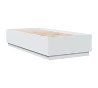 Bed Frame with LED Lights Bed Base Mattress Foundation Engineered Wood vidaXL