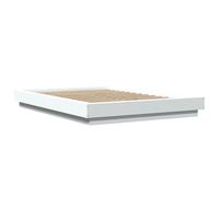 Bed Frame with LED Lights Home Base White 120x200cm Engineered Wood vidaXL