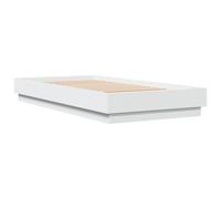 Bed Frame with LED Lights Home Base White 75x190 cm Small Single vidaXL