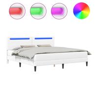 Bed Frame with Mattress Faux Leather Modern Bed Frame vidaXL