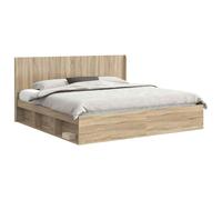 Bed Frame with Storage and Headboard Engineered Wood Modern Bedroom vidaXL