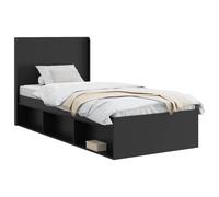 Bed Frame with Storage and Headboard Engineered Wood Modern Bedroom vidaXL