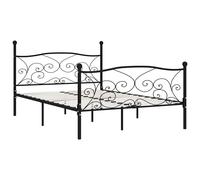 Bed Frame with/without Slatted Base Metal Multi Sizes Multi Colours vidaXL