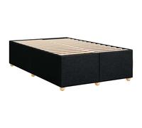 (black, 4ft6 double) vidaXL Bed Frame without Mattress Bed Base Bedstead Mattress Foundation Fabric
