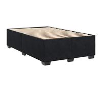 vidaXL Bed Frame Without Mattress Dark Grey double Velvet, Grey