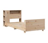 Bed Frame without Mattress Bed Base Mattress Foundation Solid Wood Pine vidaXL