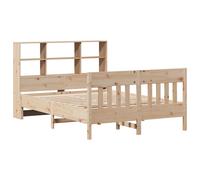 Bed Frame without Mattress Bed Base Mattress Foundation Solid Wood Pine vidaXL