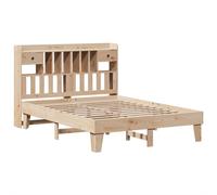 Bed Frame without Mattress Bed Base Mattress Foundation Solid Wood Pine vidaXL
