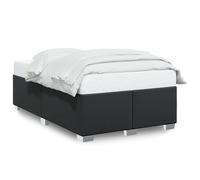 Bed Frame without Mattress Bedroom Bed Base Bedstead Black Faux Leather vidaXL