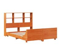 Bed Frame without Mattress Bedroom Bed Base Bedstead Solid Wood Pine vidaXL