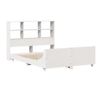 Bed Frame without Mattress Bedroom Bed Base Bedstead Solid Wood Pine vidaXL