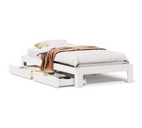Bed Frame without Mattress Bedroom Bedstead Bed Base Solid Wood Pine vidaXL