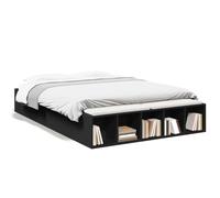 Bed Frame without Mattress Black 120x190 cm Small Double