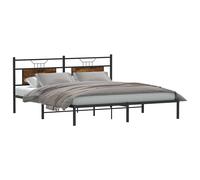 Bed Frame without Mattress Engineered Wood Bed Base Single Bed vidaXL