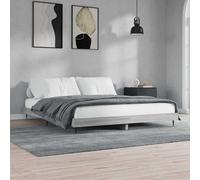 vidaXL Bed Frame without Mattress Grey Sonoma 120x200 cm Engineered Wood